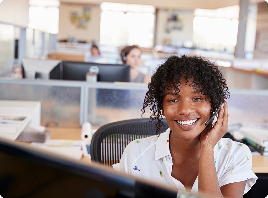 Call center and customer service areas