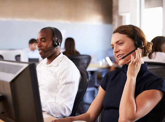 High-traffic call center